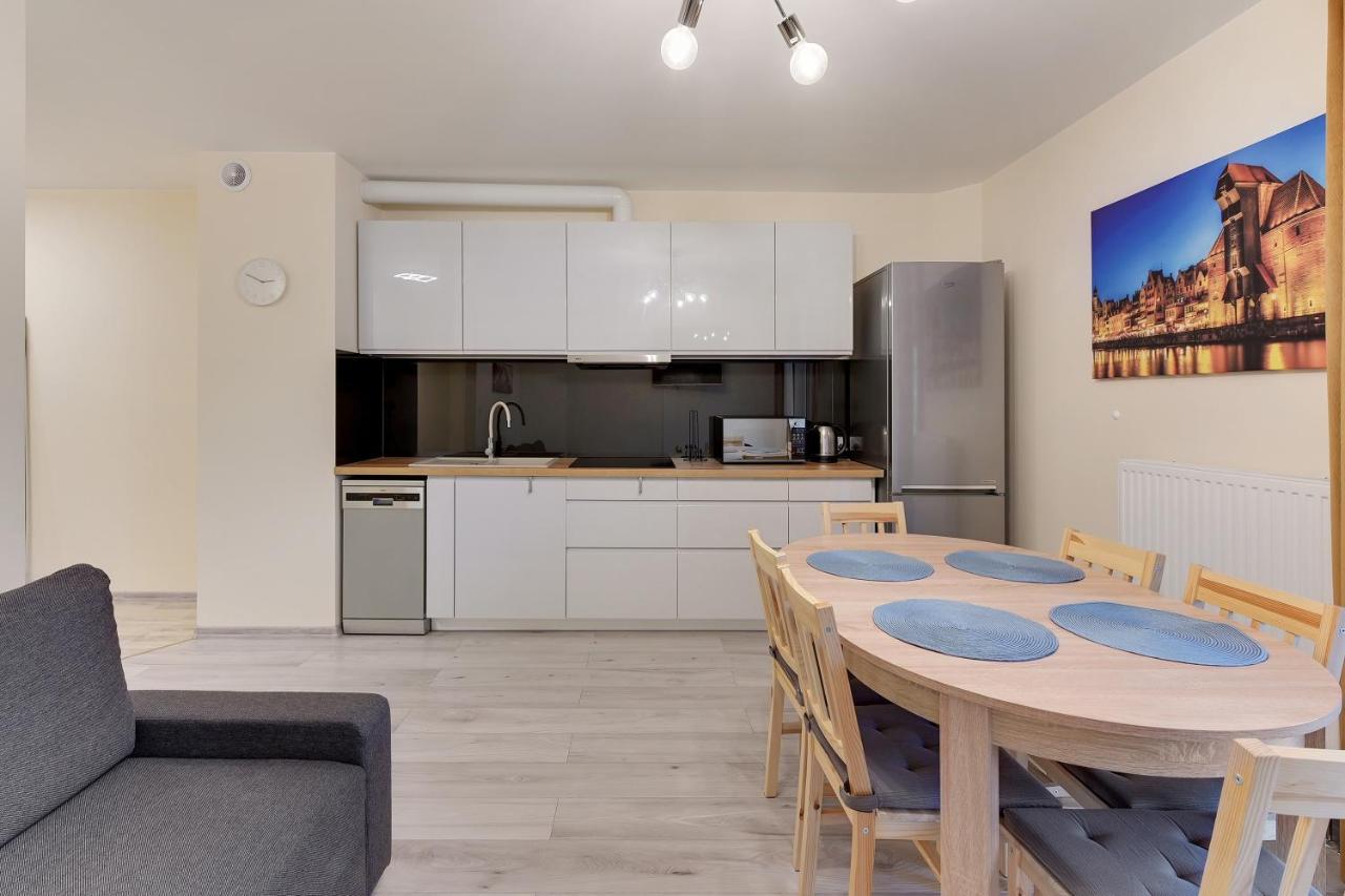 Gdansk Centrum - Apartament 3 - Pokojowy Z Duzym Tarasem 外观 照片