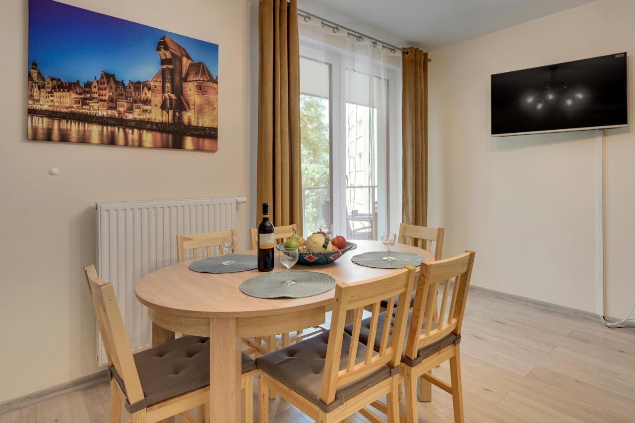 Gdansk Centrum - Apartament 3 - Pokojowy Z Duzym Tarasem 外观 照片