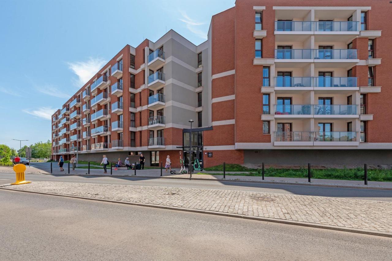 Gdansk Centrum - Apartament 3 - Pokojowy Z Duzym Tarasem 外观 照片